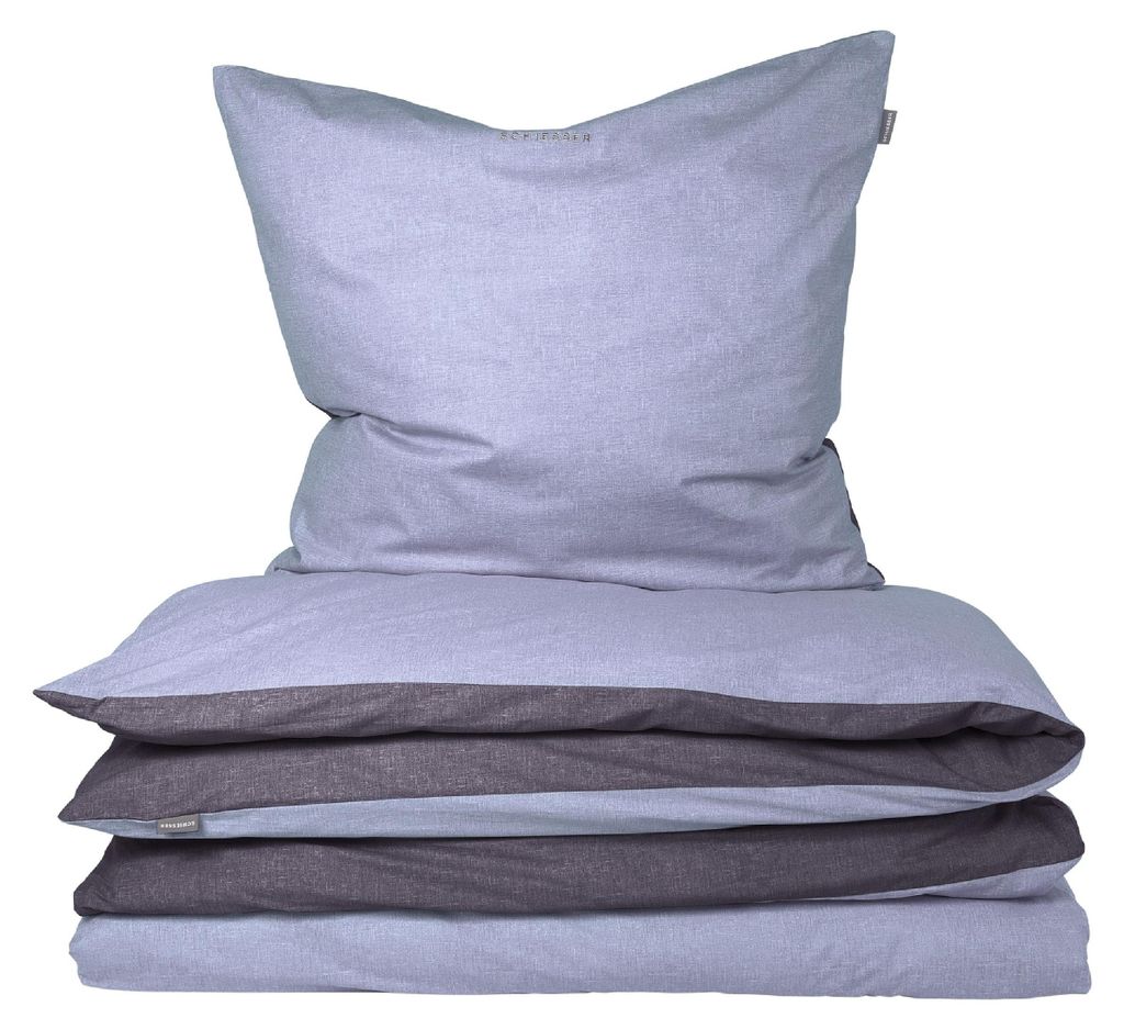SCHIESSER Bettwäscheset Doubleface | Unifarben | Renforcé | Produktbild 
