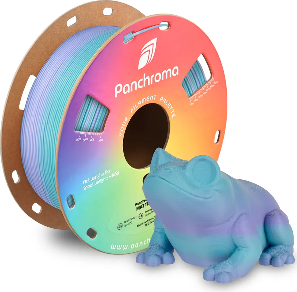 Filament PLA Matte Panchroma Ice-Purple 1.75mm à Transition Fluide
