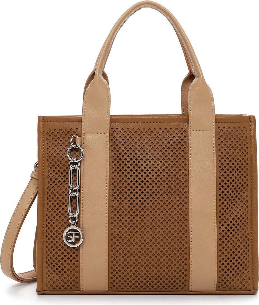 SURI FREY Shopper Schultertasche SFY Bailey SC Cityshopper Sahara hellbraun