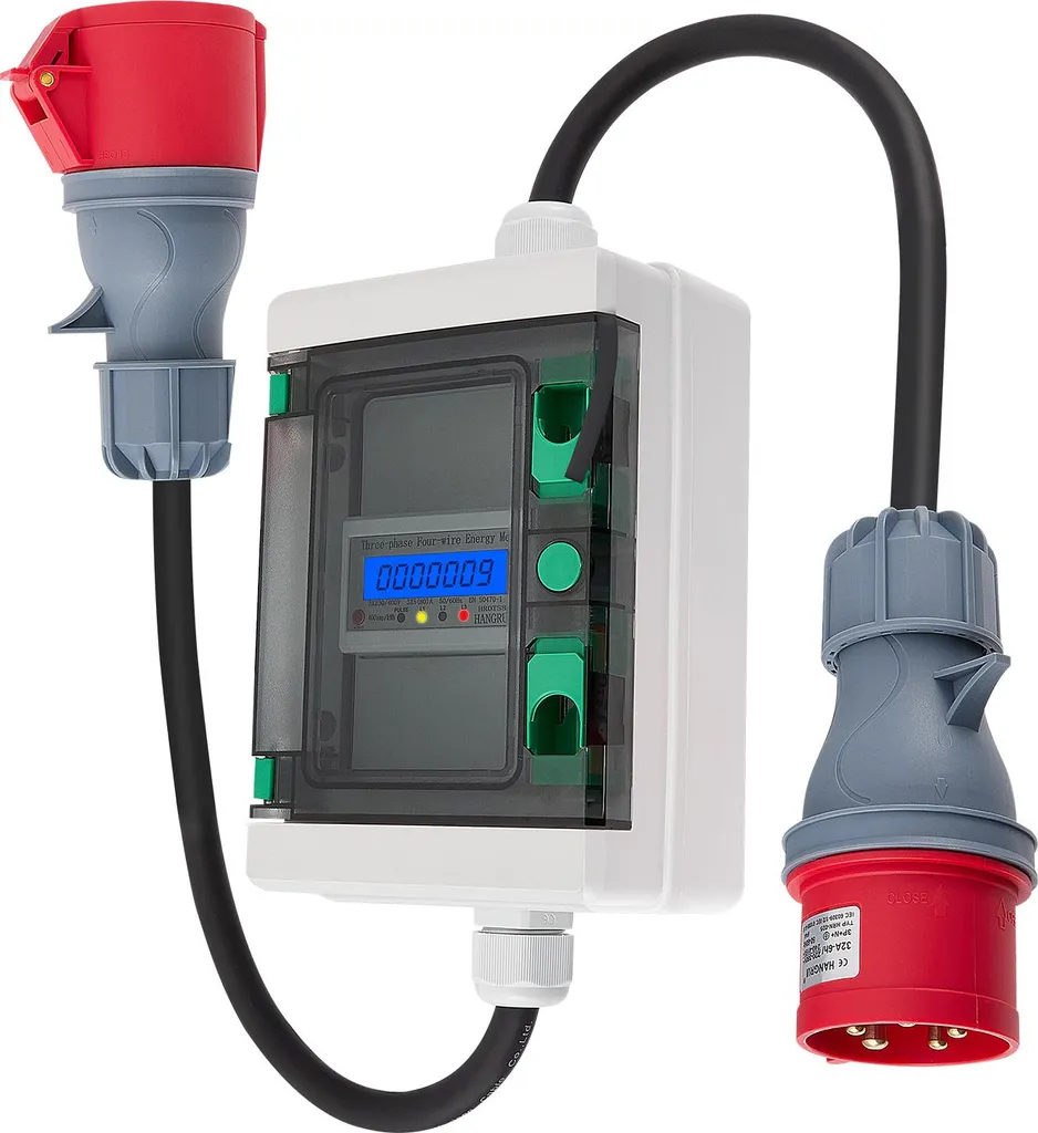 Compteur d'énergie mobile pour recharge voiture électrique et chantiers