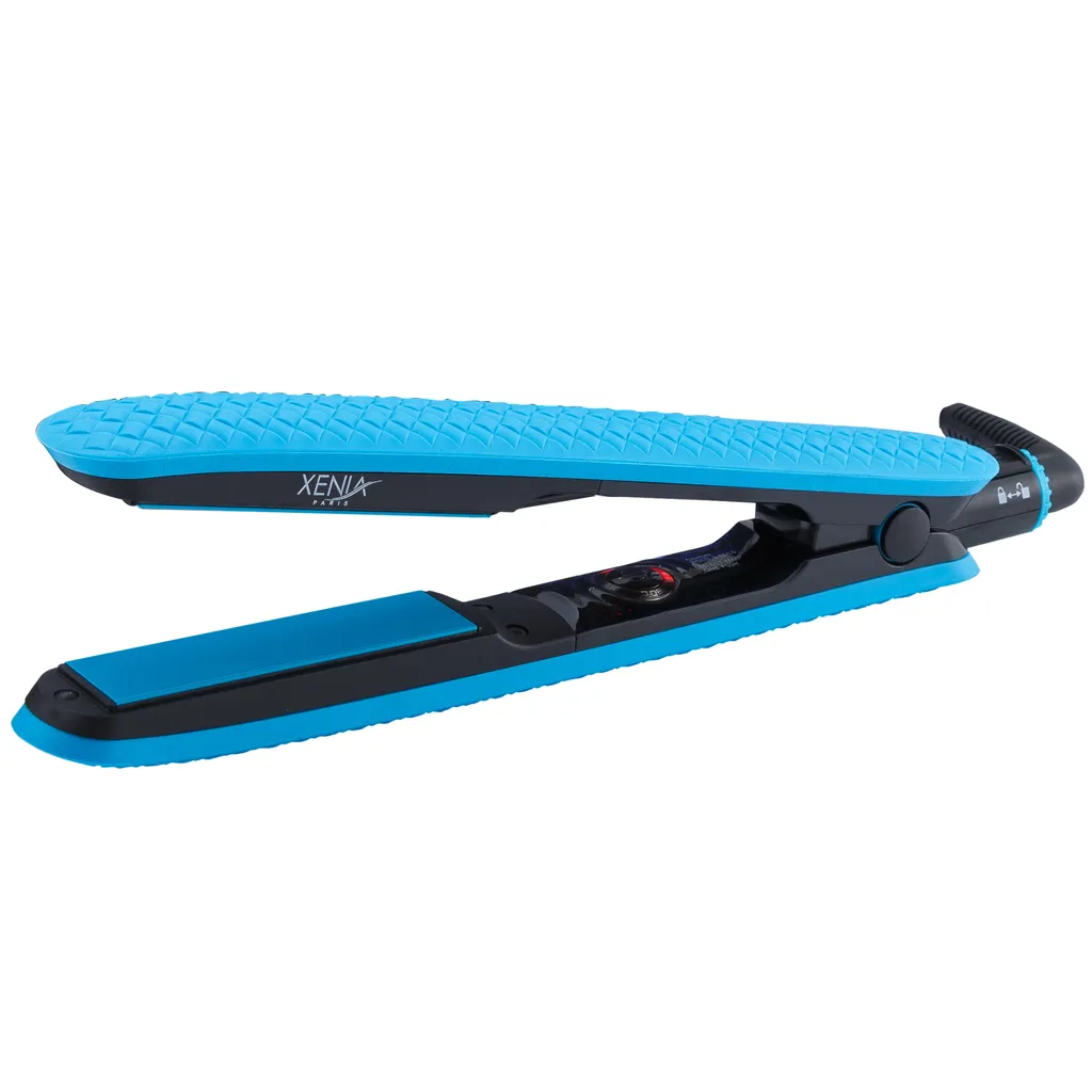 Xenia Paris JS-140207 Lisseur en Silicone Bleu Professionnel Premium
