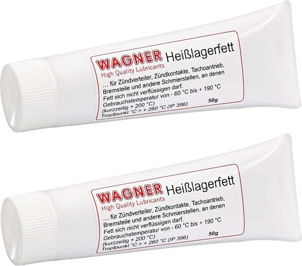 Wagner Heißlagerfett 2x 50g – Hochtemperatur-Spezialfett für Zündanlagen, Lager & elektrische Kontakte