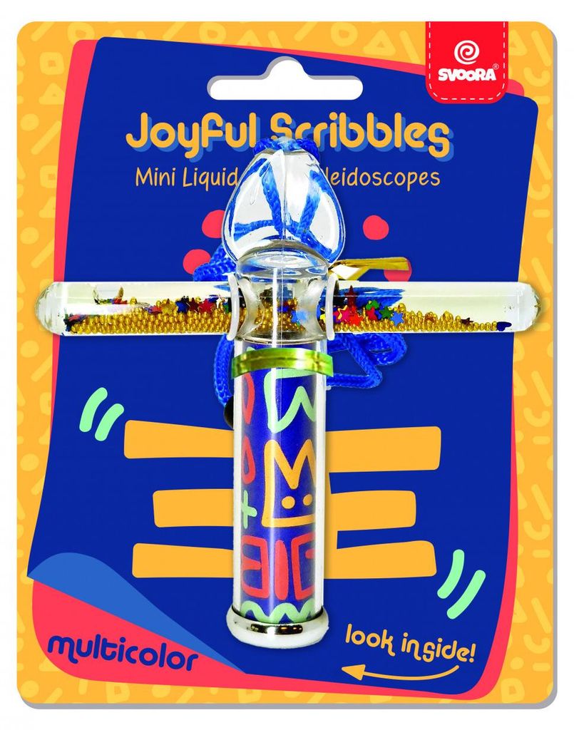Mini-Kaleidoskop mit Flüssigkeitsröhre von Svoora