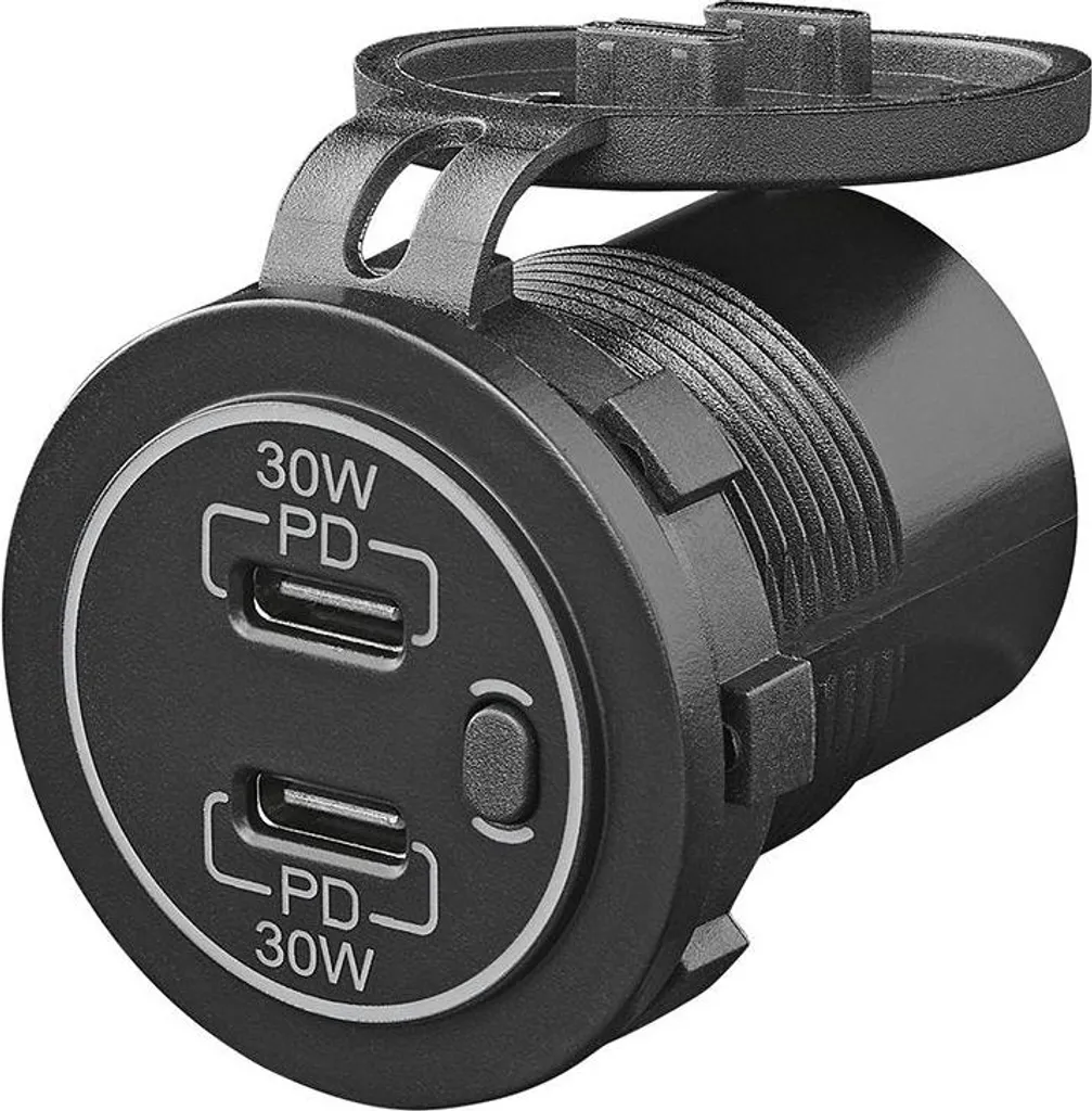 Adaptateur allume-cigare USB-C charge rapide 3A pour voiture et camion