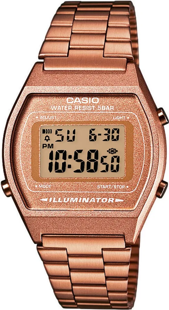 Casio B640WC-5AEF Orologio Digitale Unisex Oro Rosa - Collezione Vintage - 1