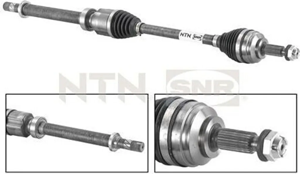 Cardan de transmission avant droit SNR pour Clio 3 et Ibiza (6K)