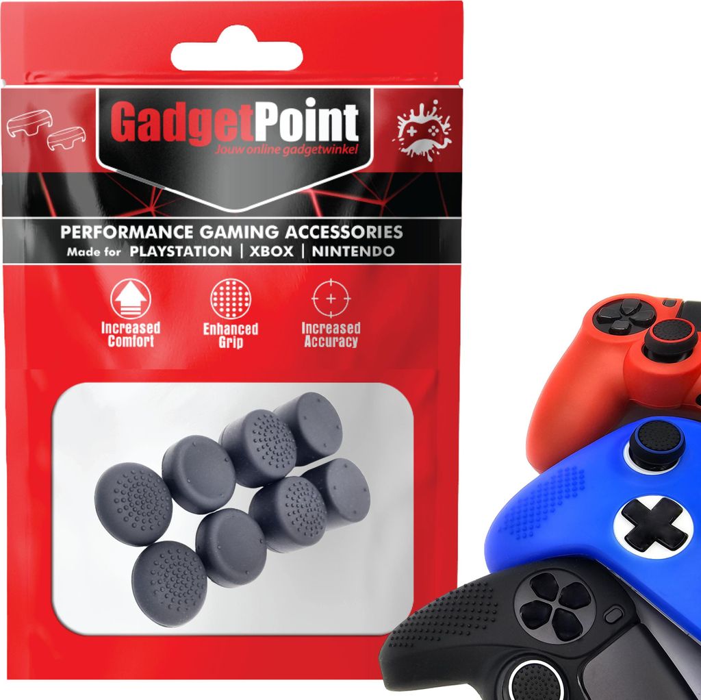 Thumbgrips - Thumb Grips voor PlayStation, PS5, Xbox X/S, One & Switch Pro Controller - Gaming Thumbgrips - Performance Anti-Slip Thumbsticks - Bes...