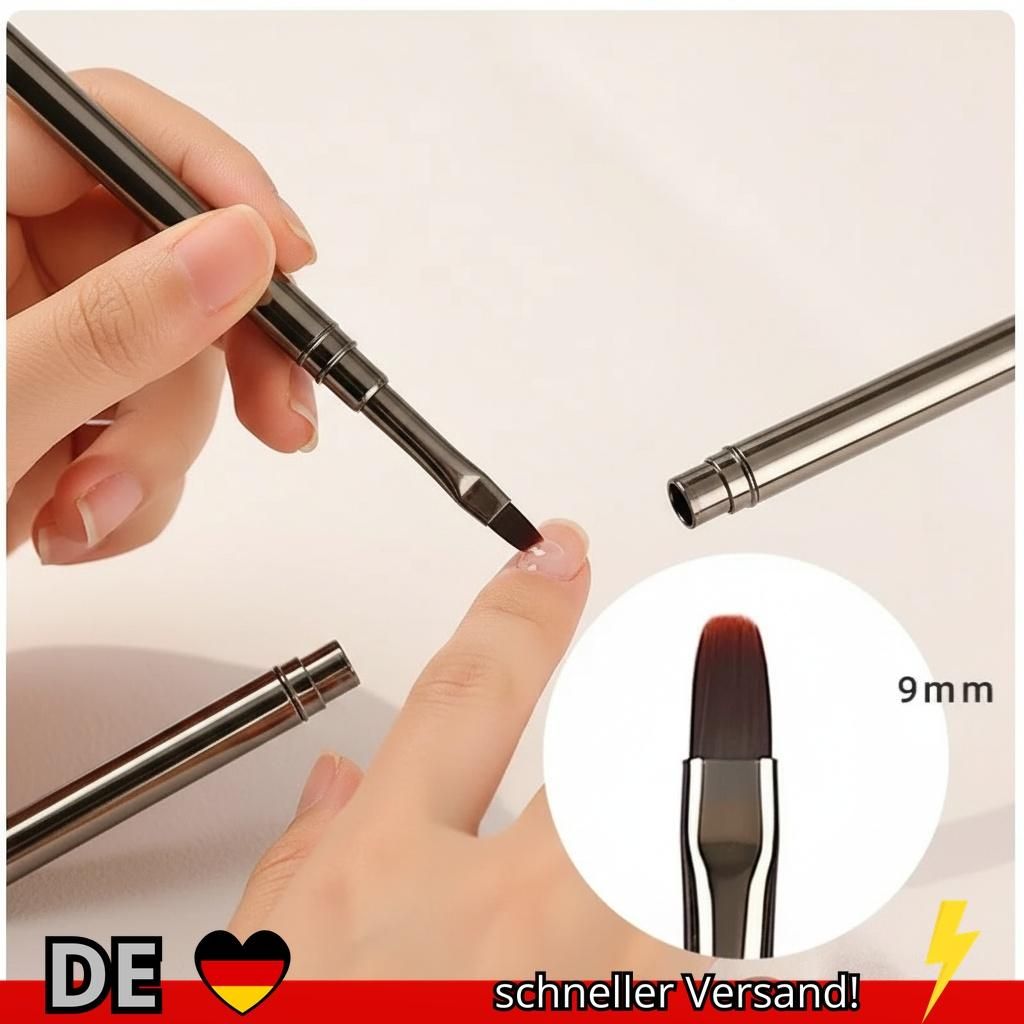 Nagel Kleber Potherapie Stift UV Gel Pinsel Acryl Nail Art Malerei Zeichnung