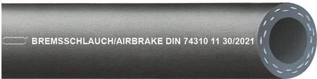 Stickstoffschlauch AIRBRAKE ID 13,0mm AD 25,0mm L.40m Schwarz TEGUMA