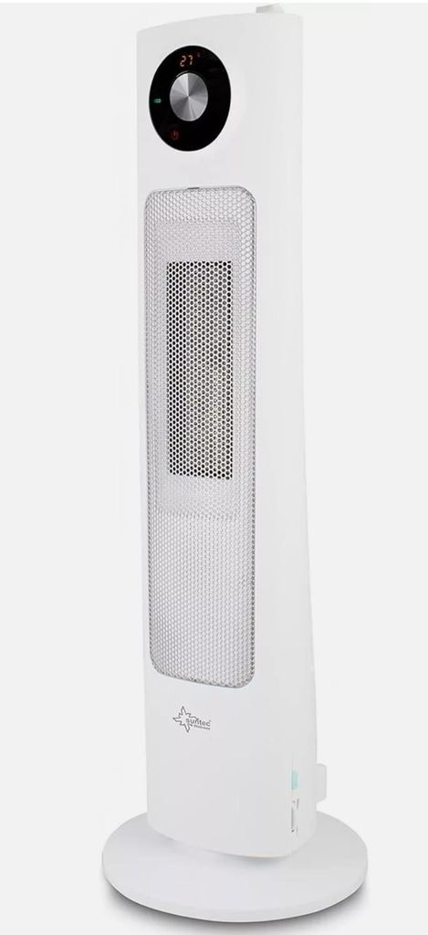 SunTec PTC 2000 Humid Heizlüfter weiß - 2-in-1 Gerät: Heizen + Befeuchten