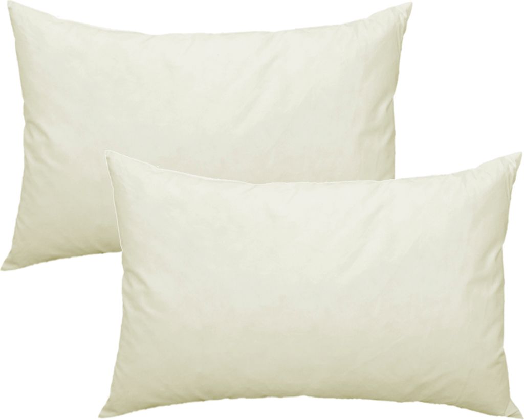 2er Pack Füllkissen 50x60 cm Federn Kissen Inlett Kissenfüllung Kopfkissen Innenkissen