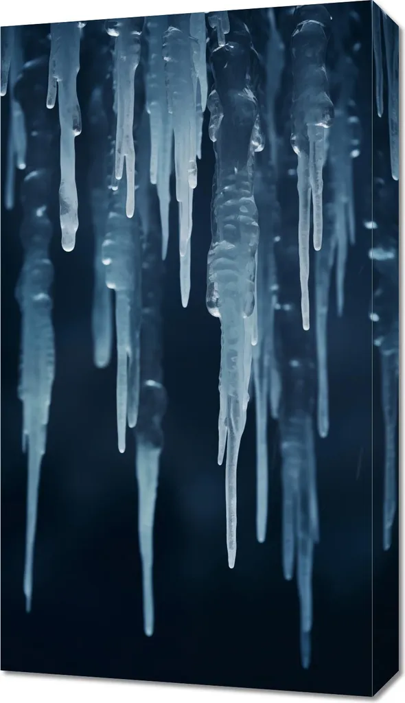 Decorazione Parete Inverno - Quadro 40x70 cm Sussurro Invernale HD