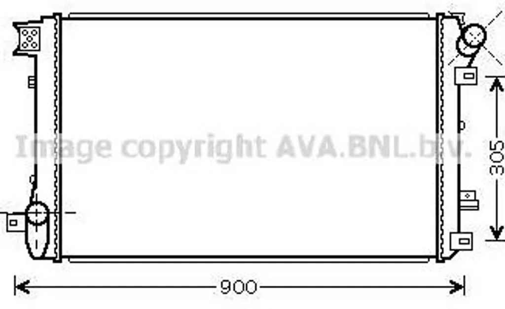 Éviter Surchauffe Master : Radiateur AVA RTA2408 - Solution OE 7701066109 fiable