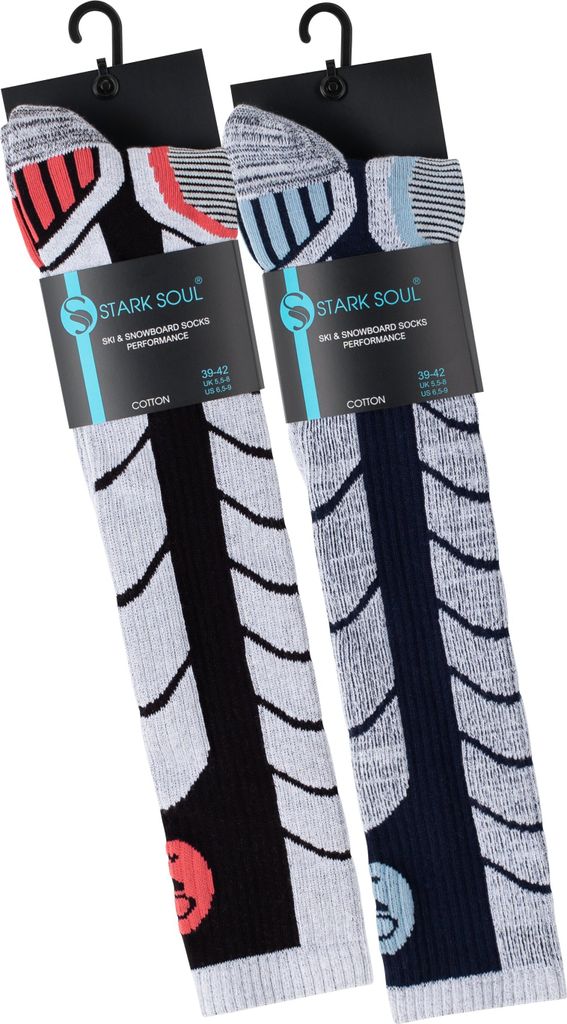 Ski und Snowboard Socken mit Spezialpolsterung, 2 Paar  - Produktbild 