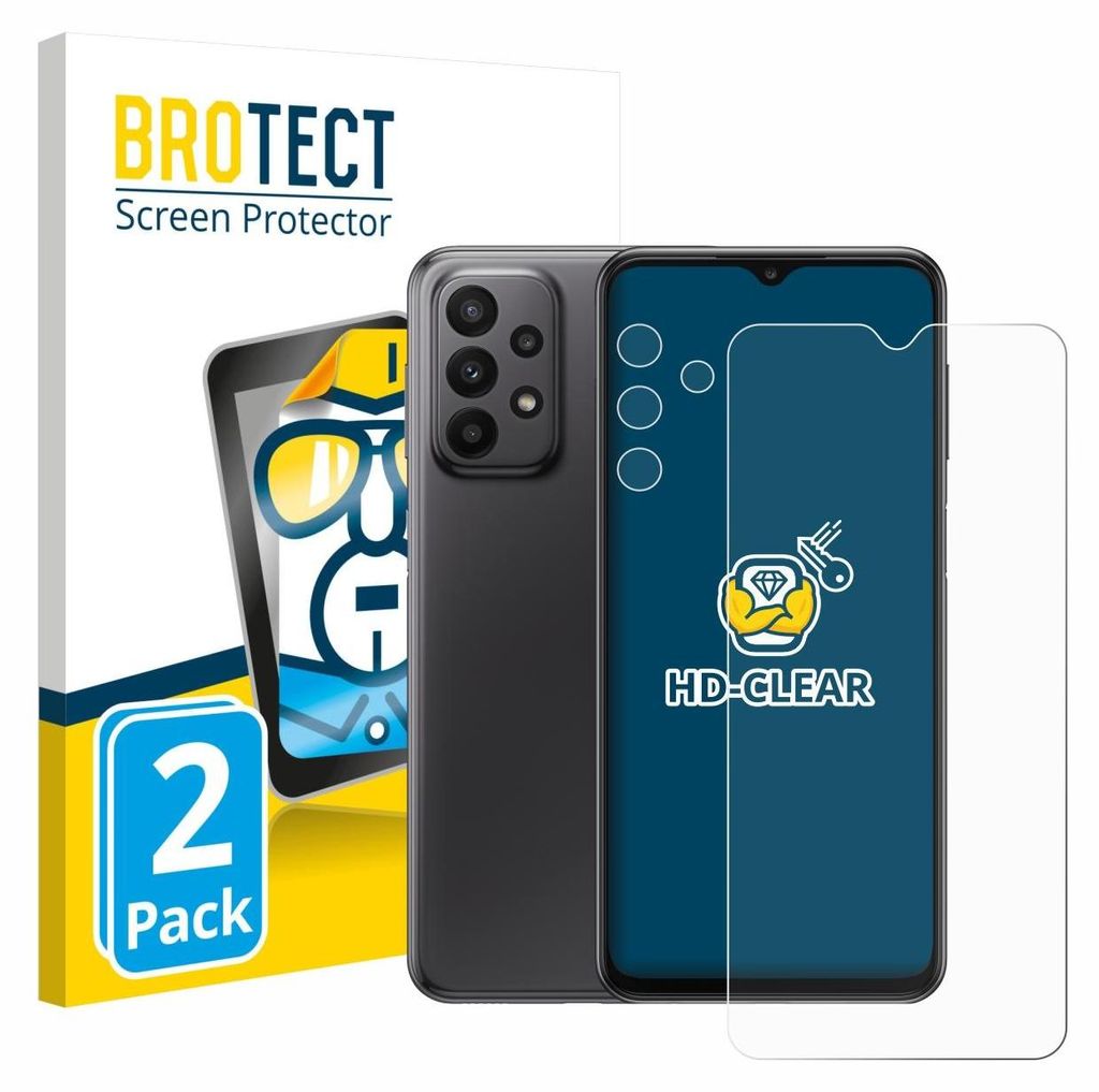 2x Für Samsung Galaxy A23 5G (Display+Kamera) Schutzfolie Produktbild 