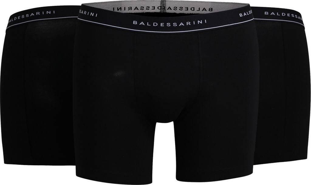 BALDESSARINI Herren Boxer-Shorts 3er Pack - Pants, Stretch Baumwolle Schwarz XXL