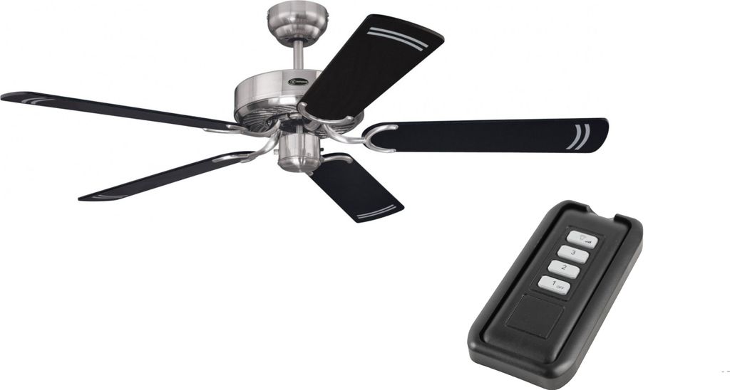 Westinghouse Deckenventilator ohne Licht Cyclone 132 cm für Räume bis 25 m²