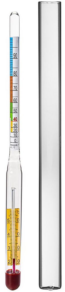Alkoholmeter Thermometer Alkoholometer