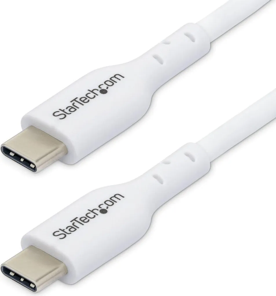 Câble USB-C long 2m Startech blanc - Fini les problèmes de prise loin