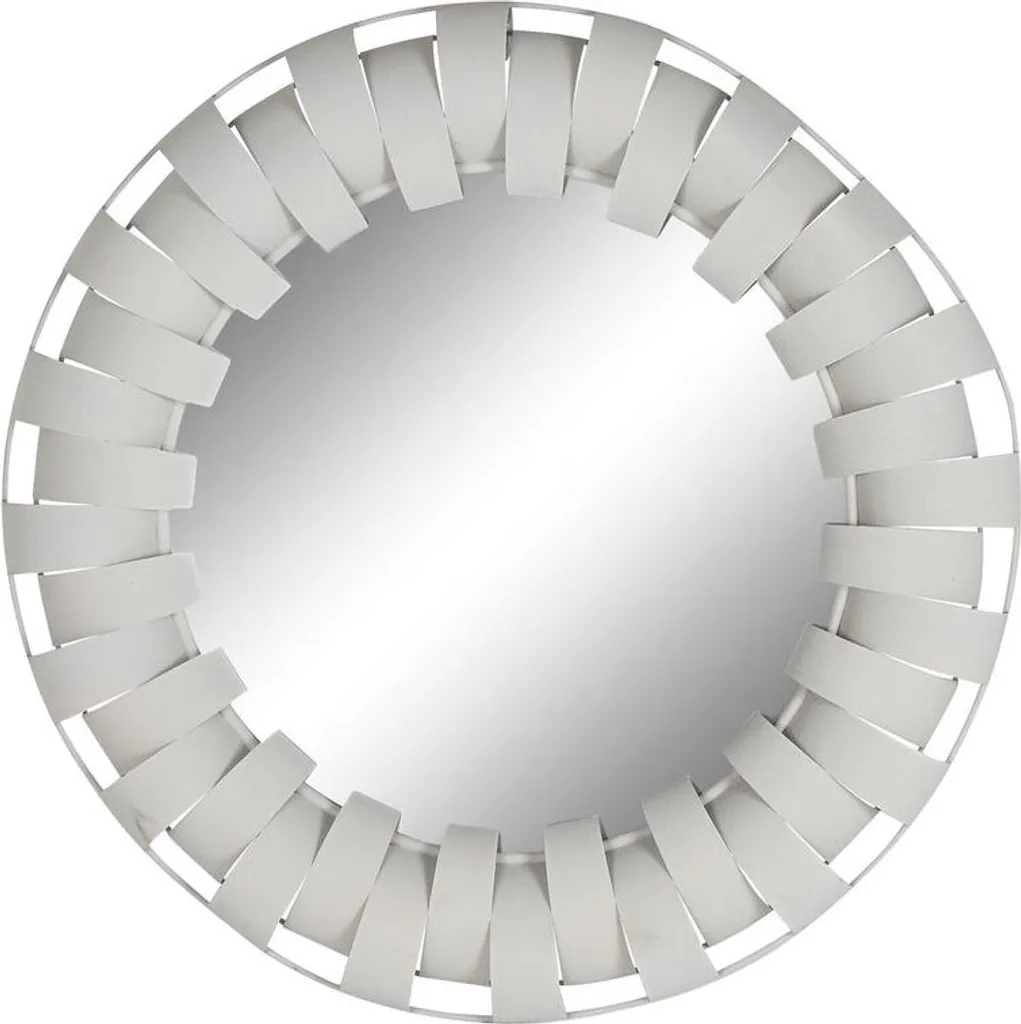Miroir mural Home ESPRIT Blanc Beige Moderne 87 x 7,5 x 87 cm de Luxe