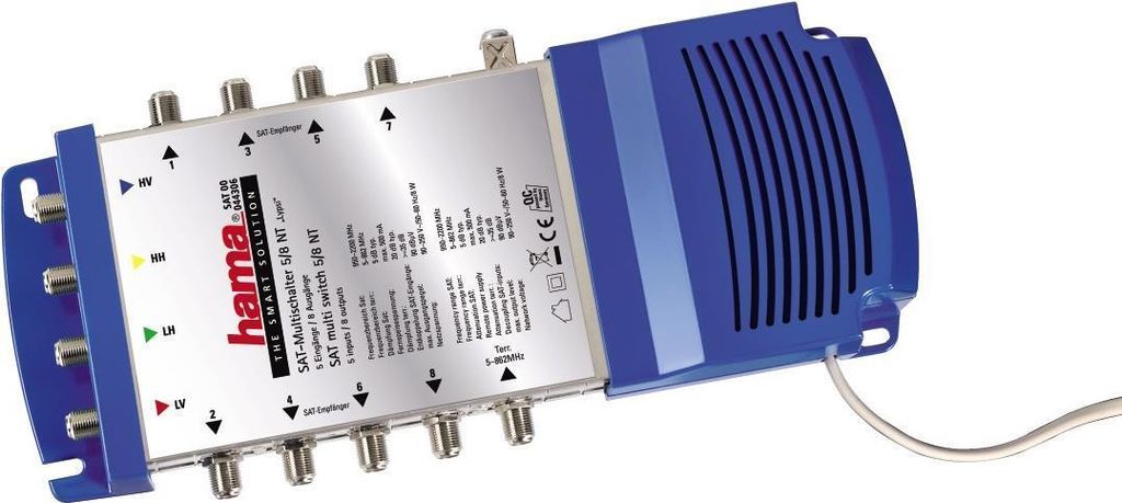 SAT-Multischalter "Lypsi SE", 5/8 NT (00044306)