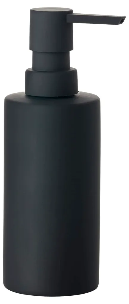 Accessoire salle de bain : distributeur savon liquide Solo noir 300ml