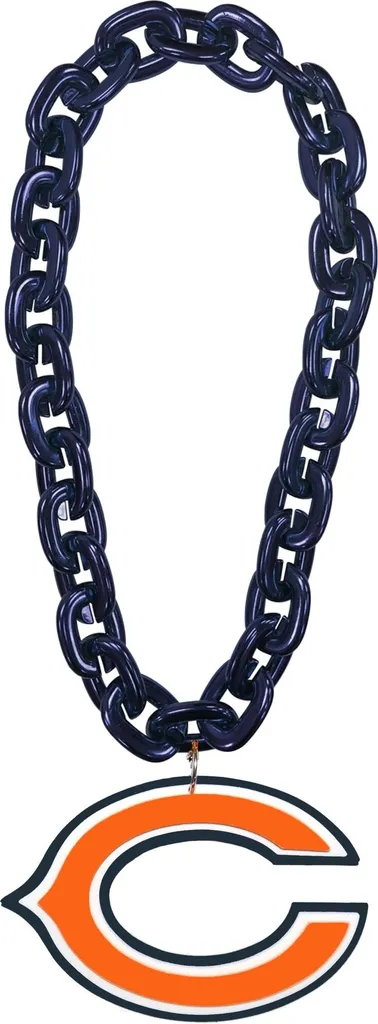 Fanchain Chicago Bears XXL pour Match NFL - Collier Supporter 3D Fan