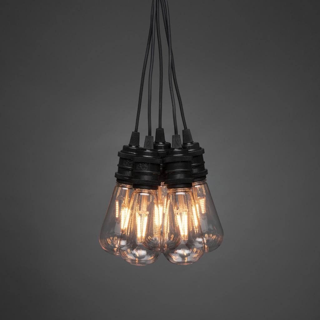 Ghirlanda luminosa LED a forma di globo, design retrò, Immagine del prodotto 