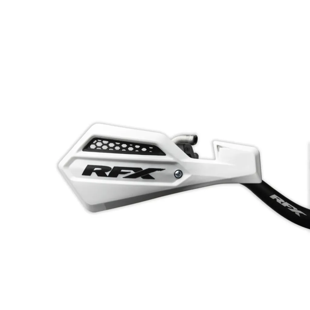 Protège-mains RFX 1 Blanc Noir pour Protection Enduro et Sorties Cross