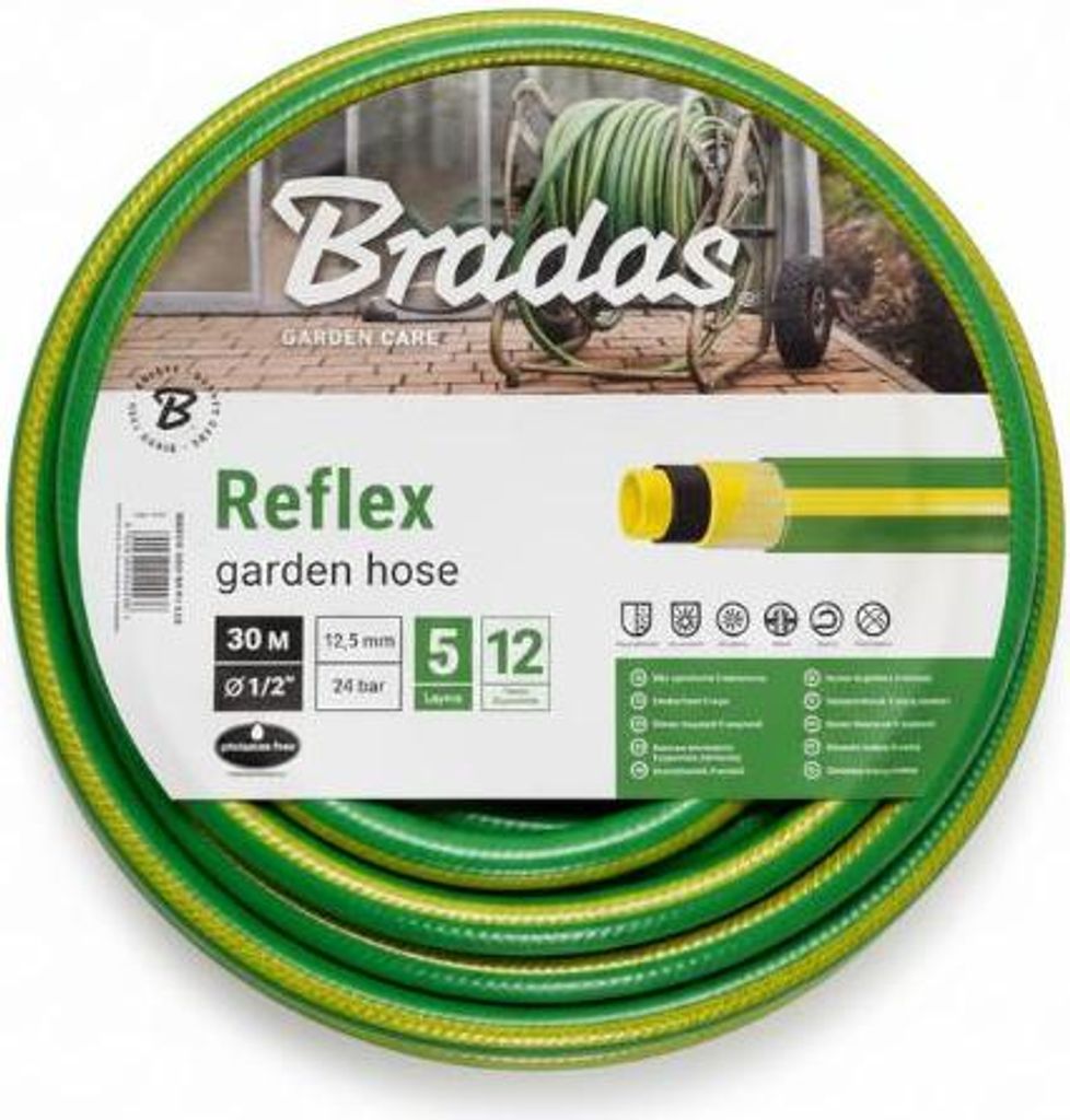 Gartenschlauch 1/2", 12,5mm, verdrehungsfest REFLEX 30m Produktbild 