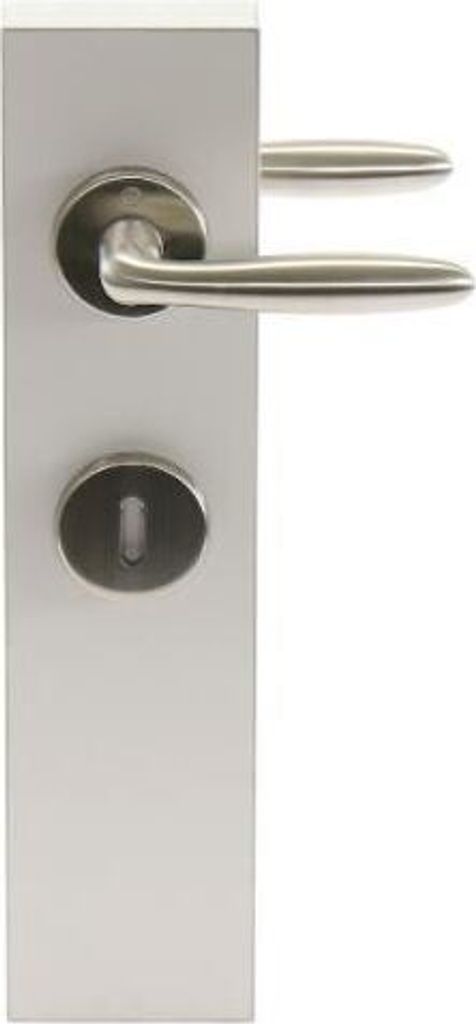 HOPPE Drückergarnitur VERONA - auf Rosette BB, 37 - 42, Edelstahl matt