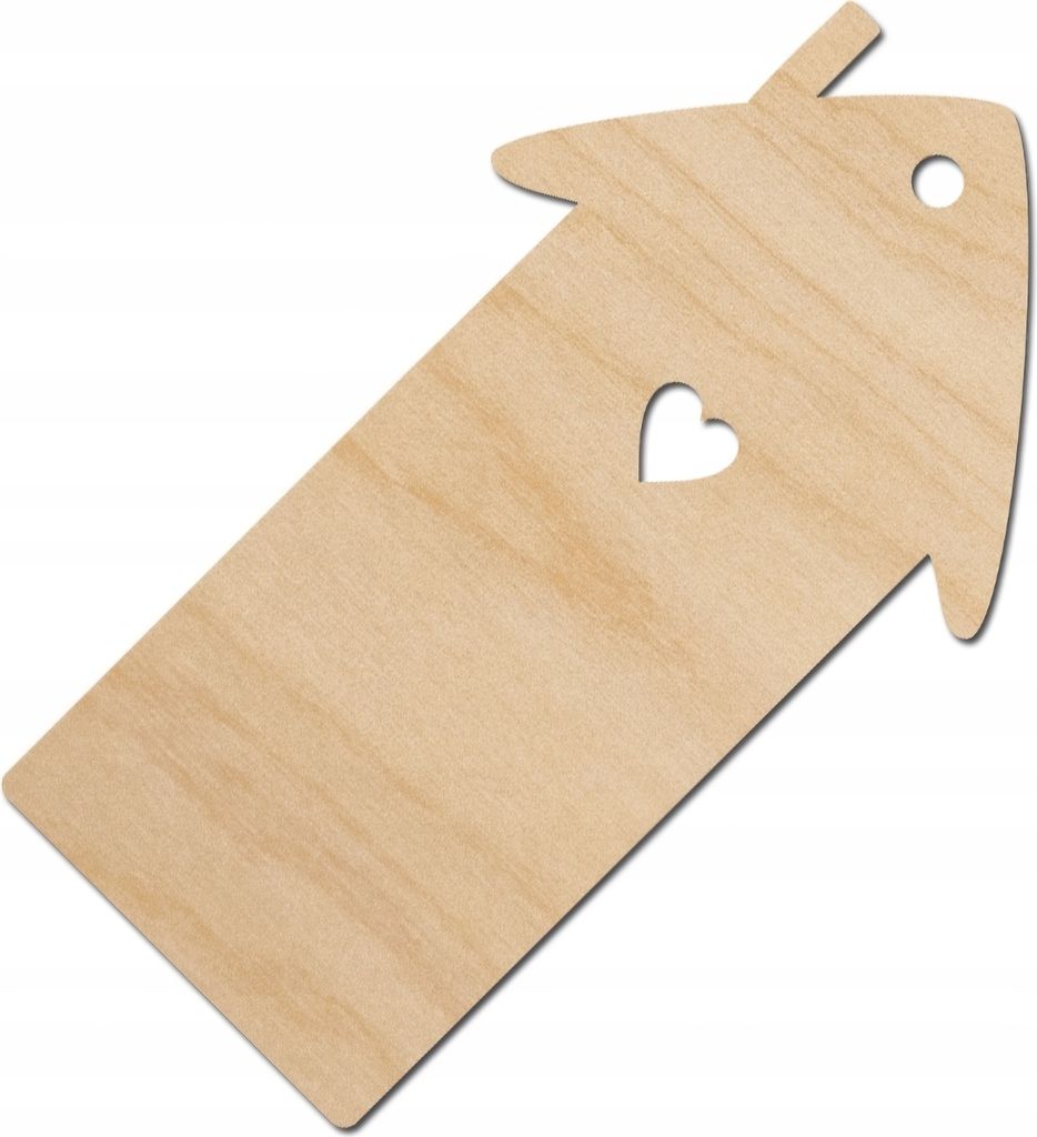 Drevený domček prívesok dekorácie 2 Decor Obrázok produktu 