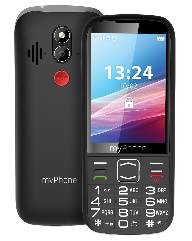 MyPhone Halo 4 LTE Senior čierny Obrázok produktu 