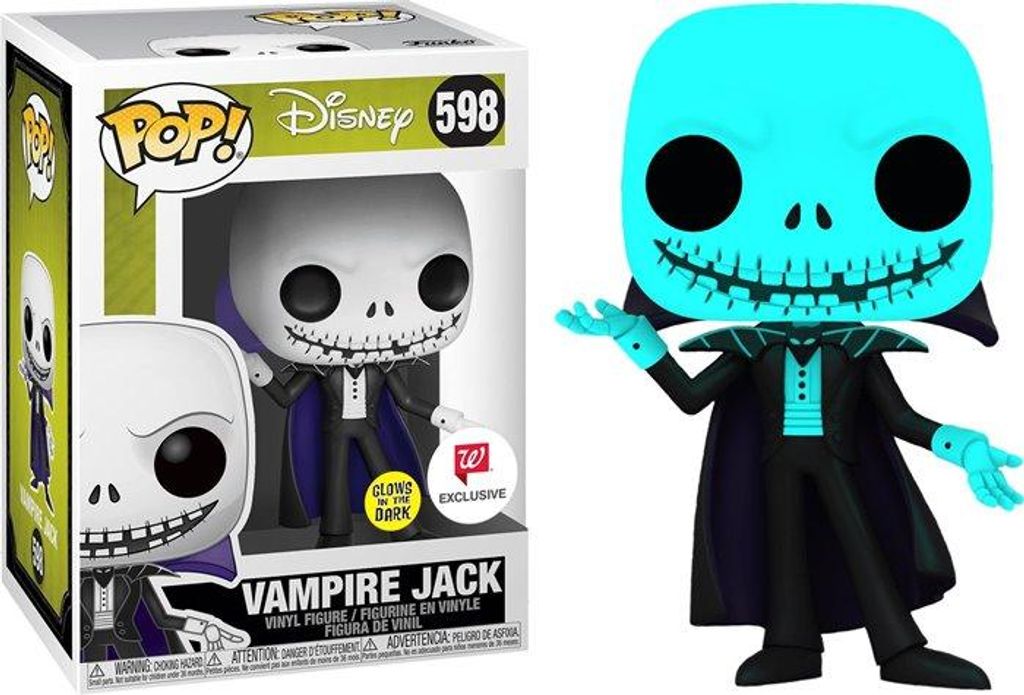 Funko Pop! The Nightmare Before Christmas - Vampire Jack Glow in the Dark Exclusive