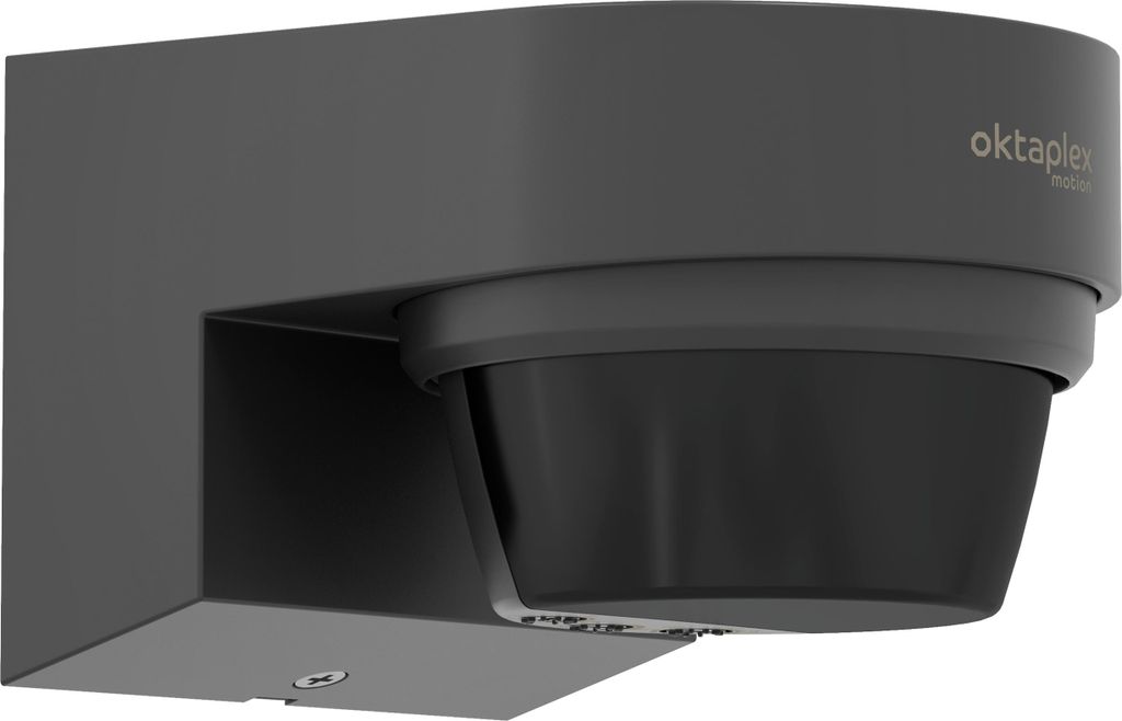 Oktaplex Eva Bewegungsmelder 240 Grad IP65 Infrarot Bewegungsmelder anthrazit