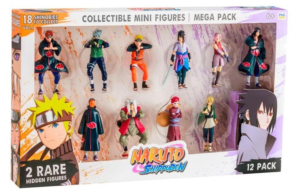 Pmi Naruto Shippuden Abbildung 12 Vera-einheiten Mehrfarbig Mehrfarbig One Size