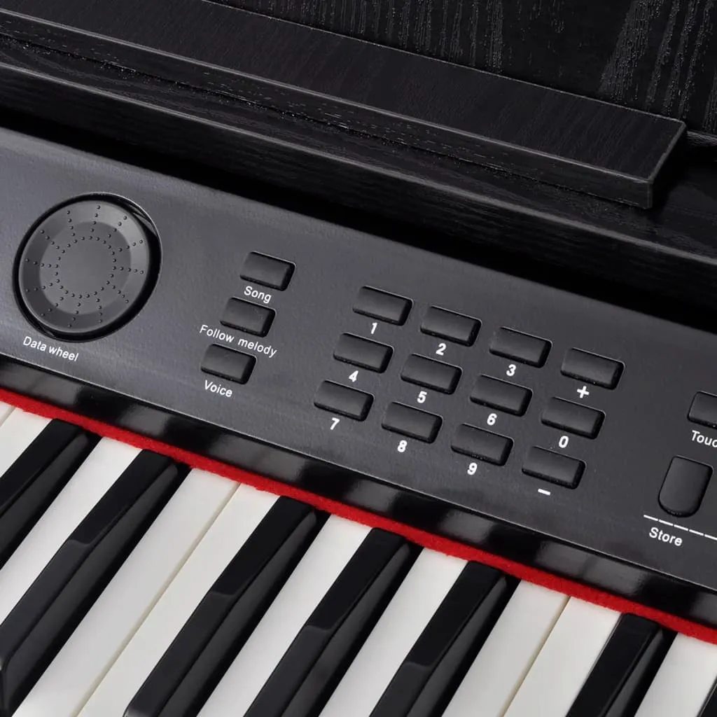 Piano Numérique 88 Touches Noir vidaXL pour Jouer sans Encombrement - 4