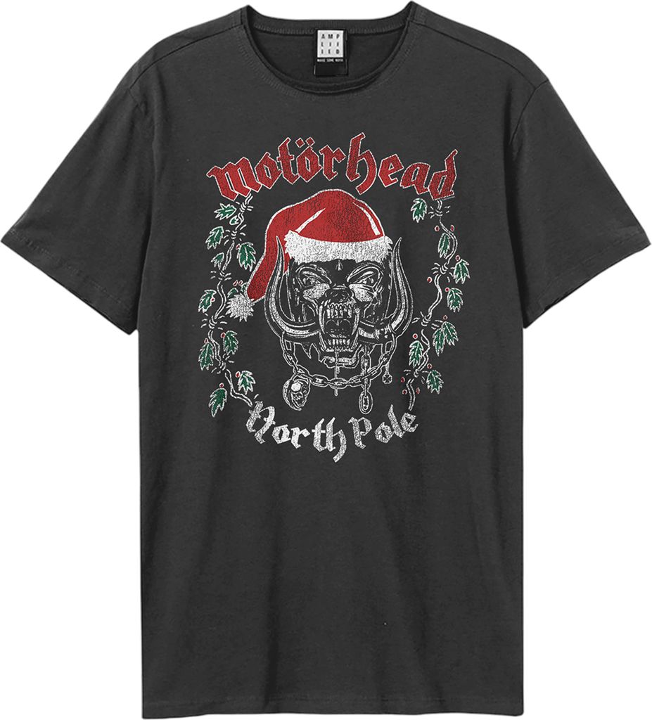 Amplified - "North Pole" T-Shirt für Herren/Damen Uni GD2039 (L) (Holzkohle)
