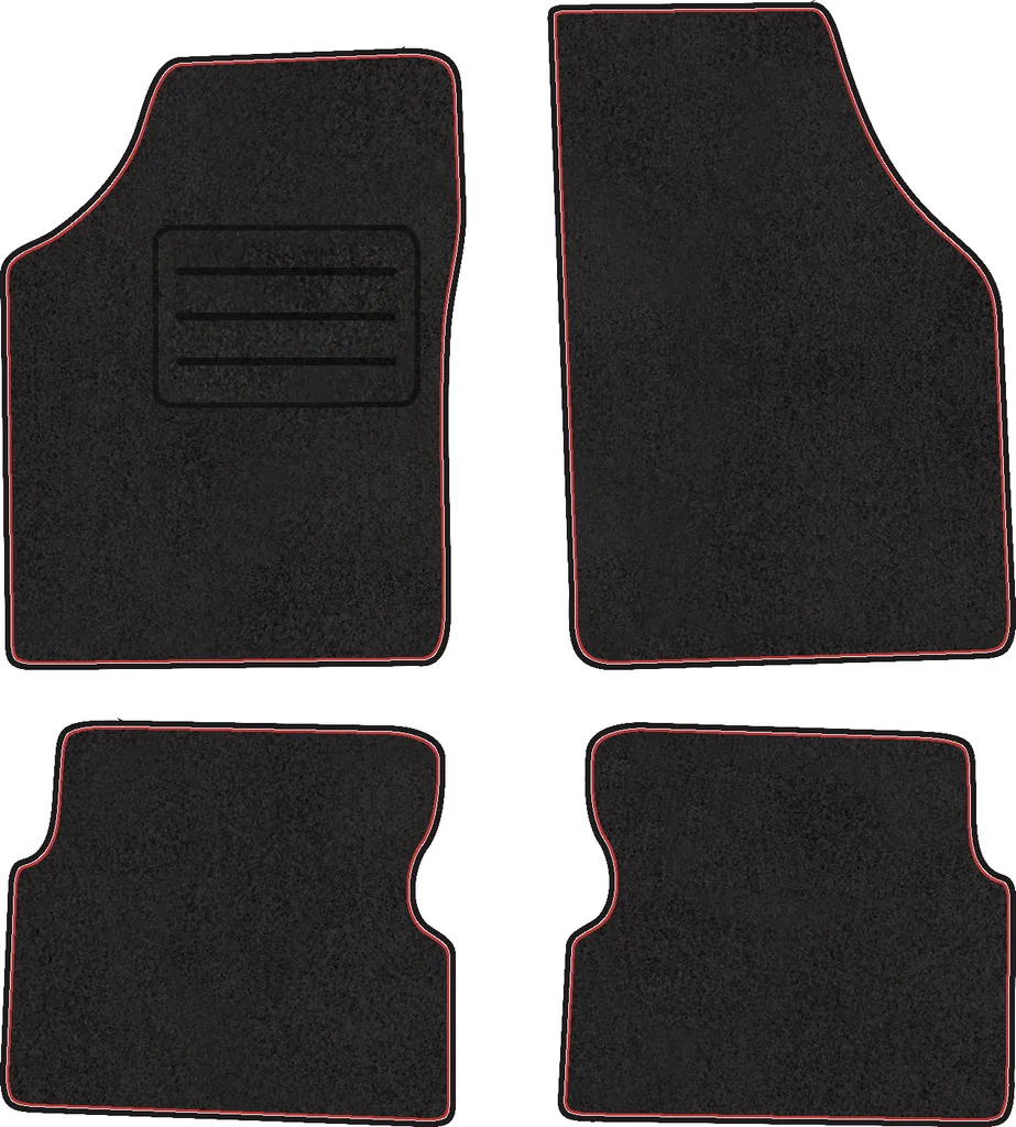 Tappetini Auto Anteriori In Velluto Premium Per Mazda 626 III GD – 2 Pezzi Su Misura, Antiscivolo E Rinforzati