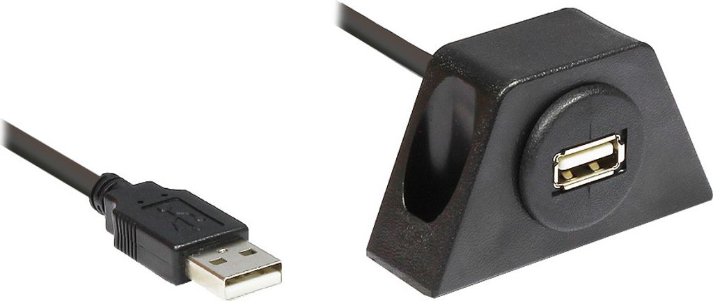 USB 2.0 Docking-Kabel, schwarz 2m, Good Connections