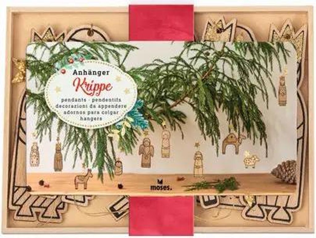 Anhänger Krippe 10er Set