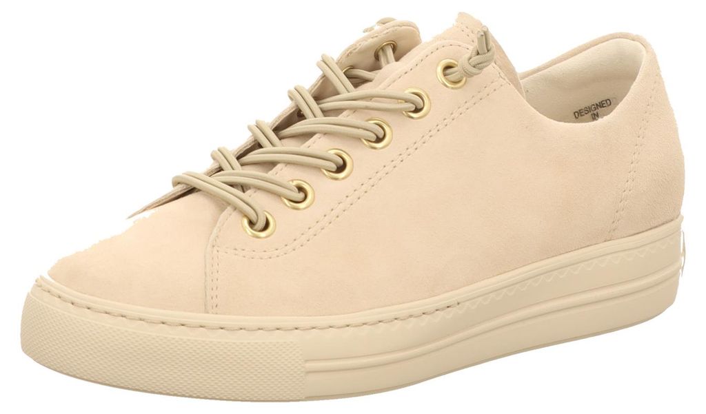 Paul Green Damen-Sneaker-Slipper Beige, Farbe:beige/schlamm, UK Größe:41/2
