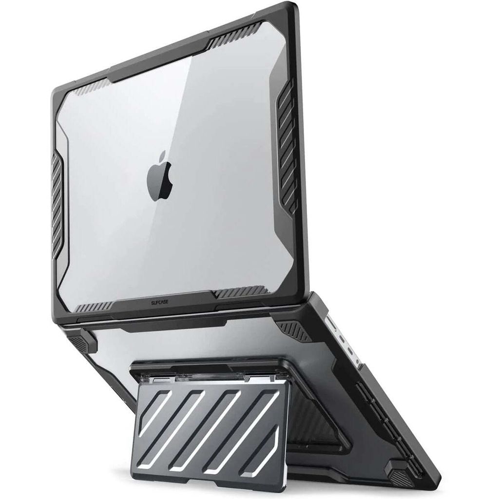Schutzhülle Supcase UB Pro für MacBook Pro 16" 2021-2026, Transparent/Schwarz