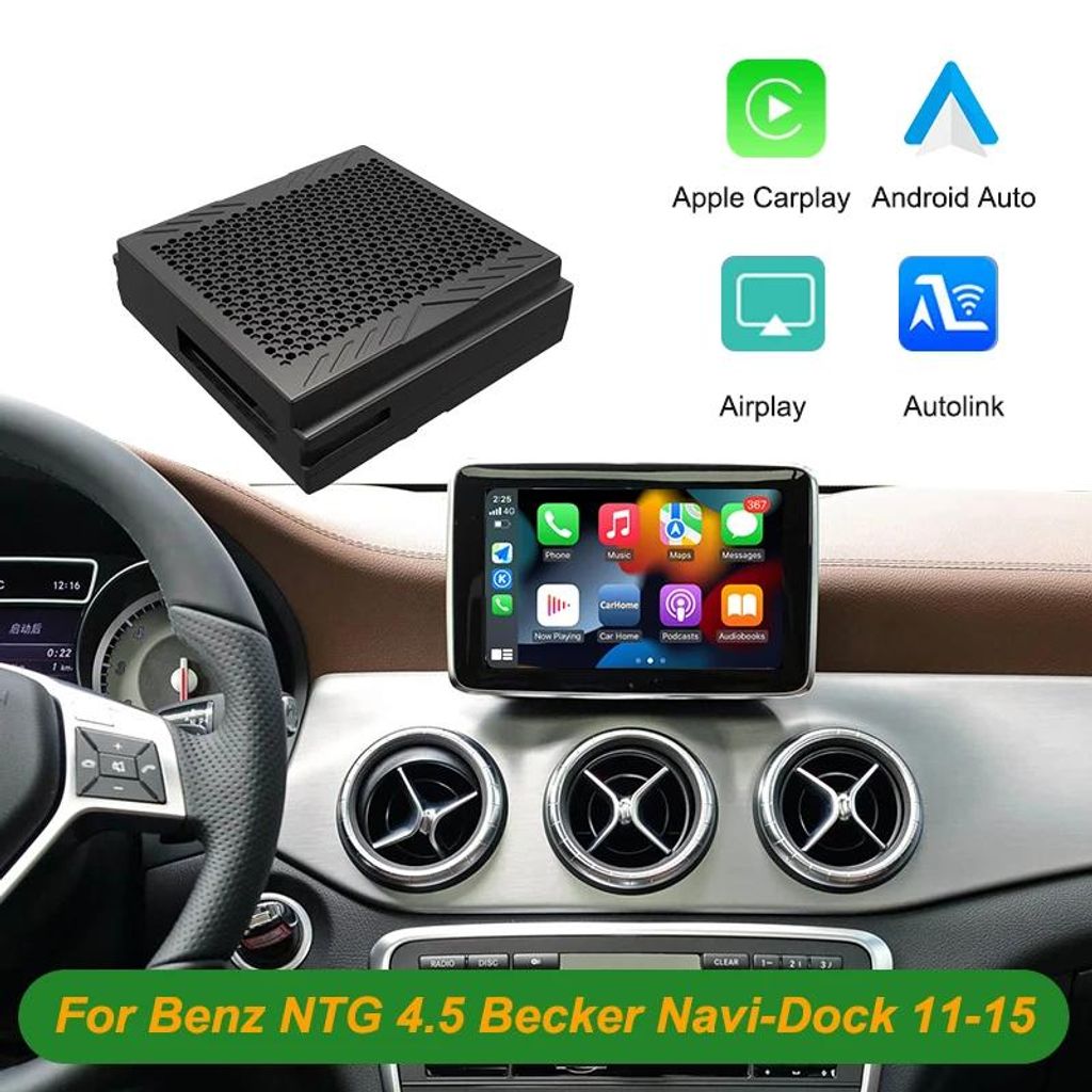 Mercedes NTG4.5/4.7 CarPlay Android Auto Modul (Becker Produktbild 
