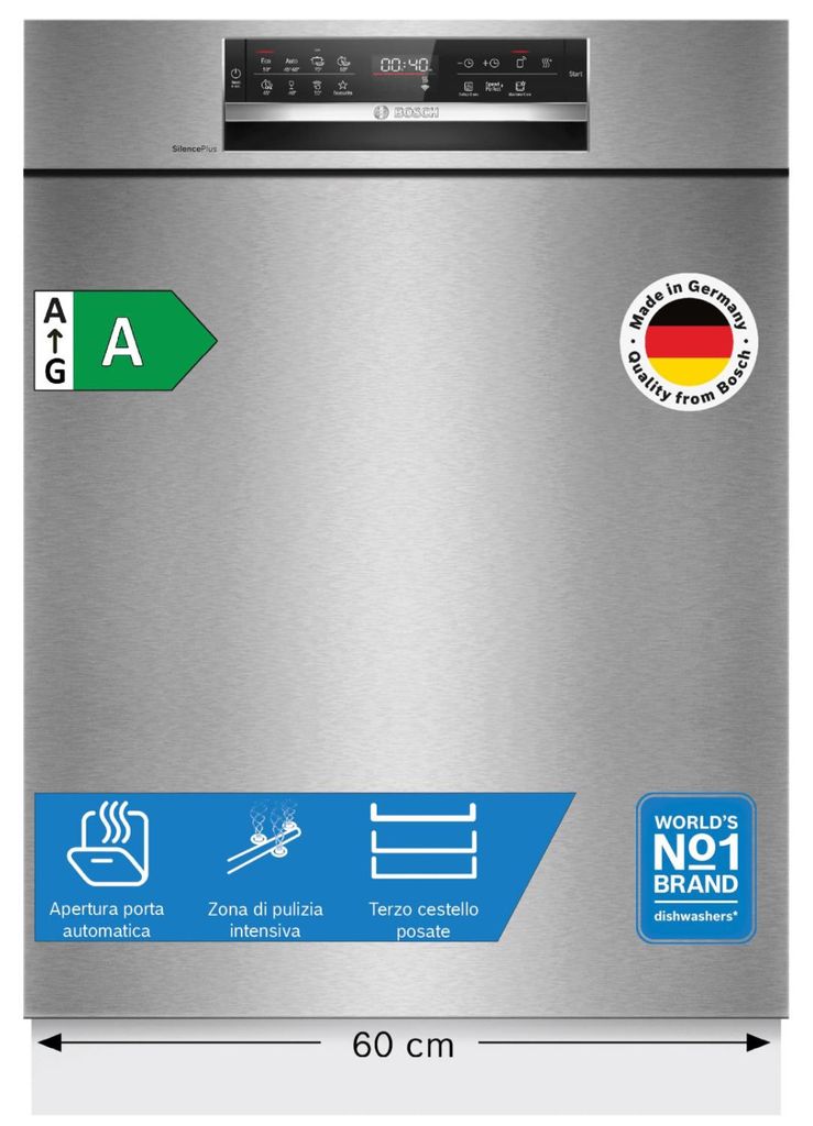 Bosch SMU6ECS12E Serie 6 Lavastoviglie Da Incasso Immagine del prodotto 