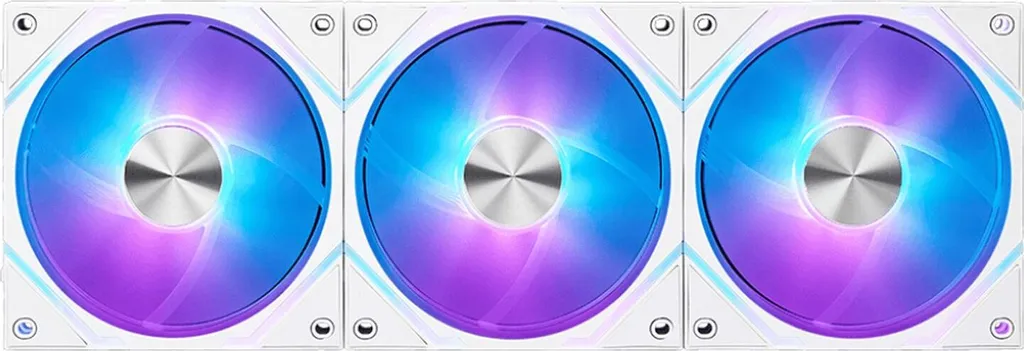 Ventilateur MSI MPG EZ120 ARGB Triple Pack Blanc à Connexion Magnétique