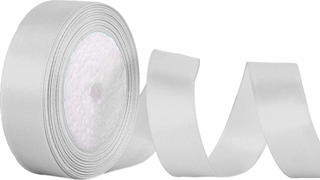 22,8 m einfarbiges Band, 2 cm Breite, Verpackungsband, Polyester-Tortenschachtelband für Hochzeitsdekor-Sträuße, DIY-Projekte