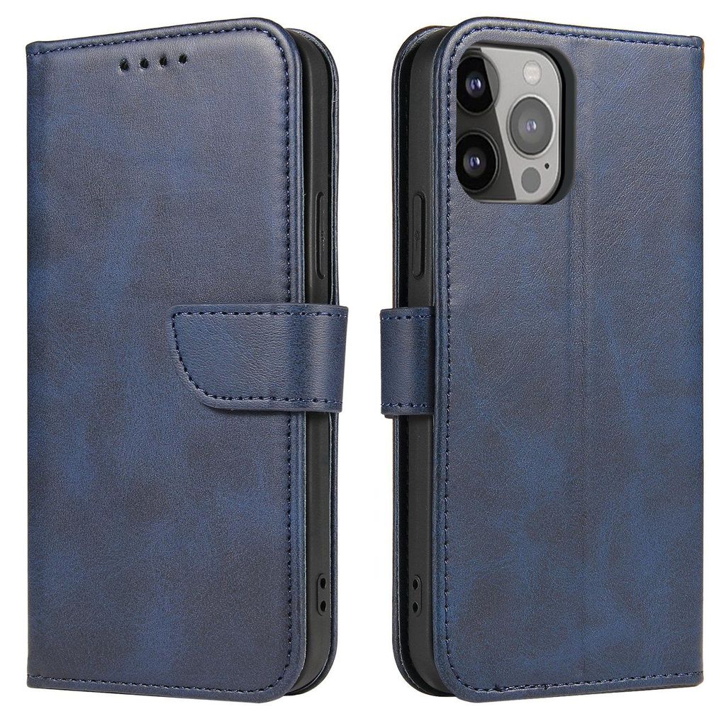 Magnet Fall Samsung Galaxie S23 Flip Cover Brieftasche Stand Blau