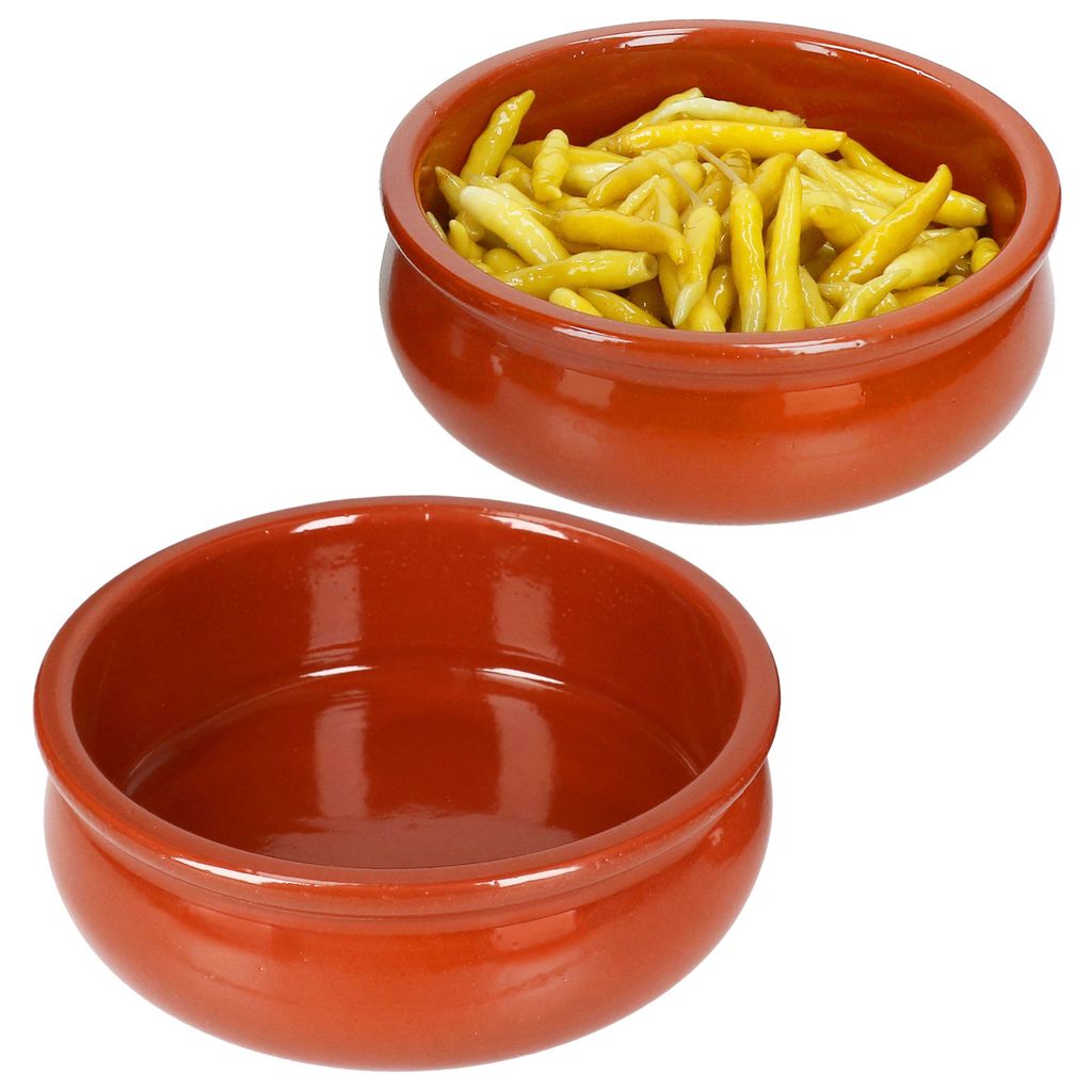 2x BERLIN Cazuela Schale bauchig Ø15,7cm Tonware Gr. M Image du produit 