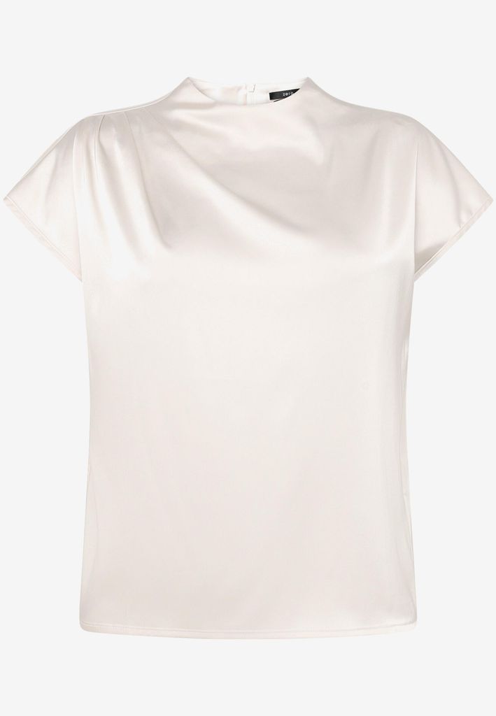 Satinbluse  mit Stehkragen Produktbild 